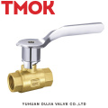 Brass stove front copper handle ball valve